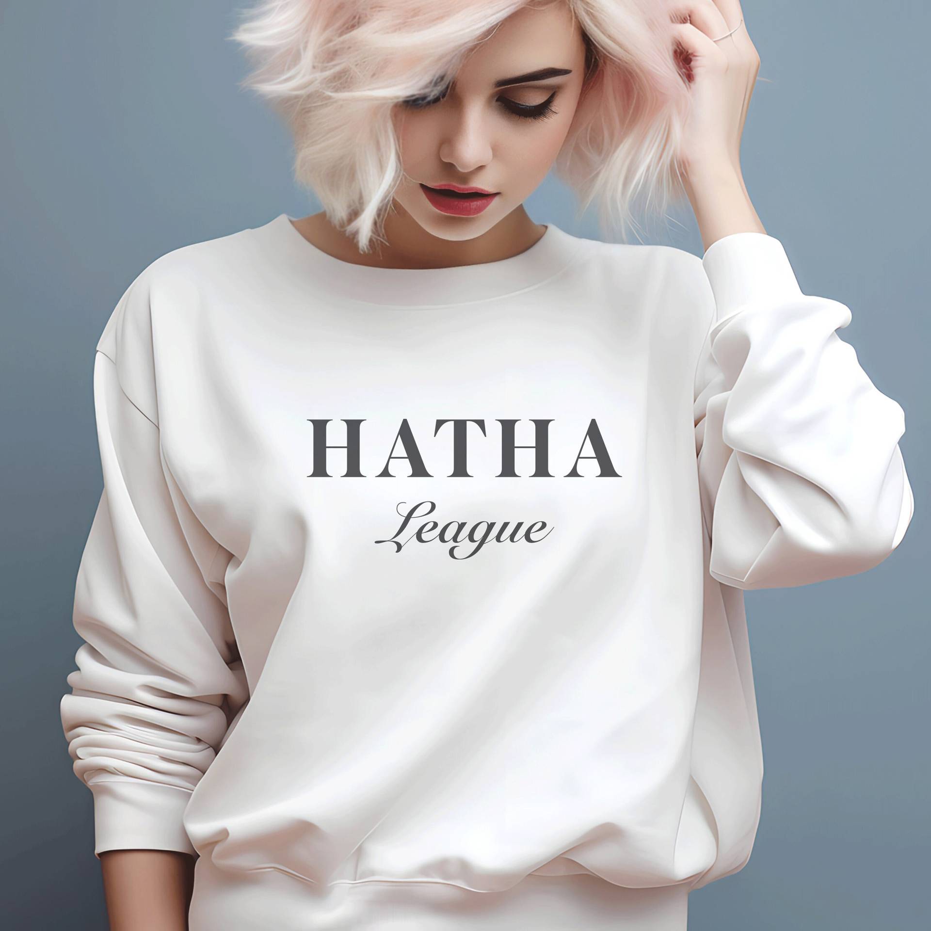 Hatha Yoga Sweatshirt Selbstliebe Inner Peace Good Karma Club Meditation Statement Yogini Geschenk Hatha Yoga Sweatshirt Selbstliebe Inner Peace Good Karma Club Meditation Statement Yogini Geschenk von BamBamBoho
