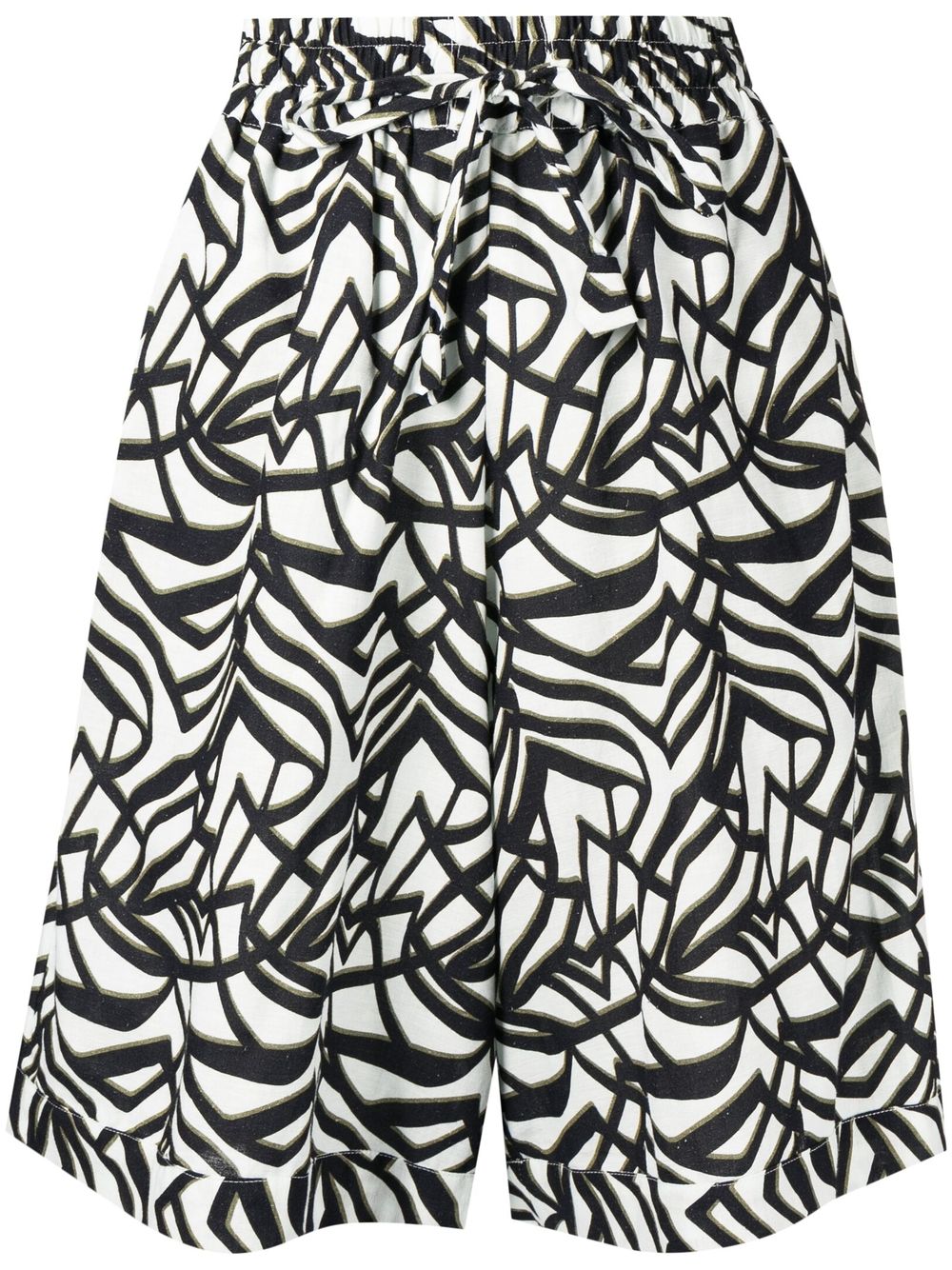 Bambah Shorts mit geometrischem Print - Weiß von Bambah