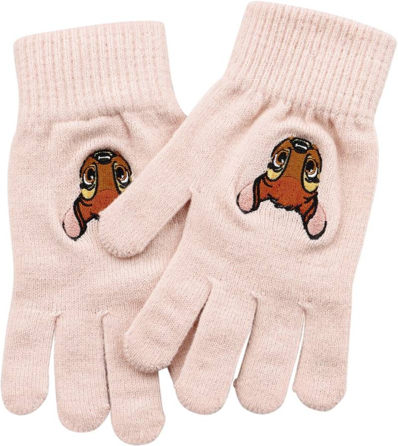 Bambi Face Gloves Fingerhandschuhe rosa von Bambi