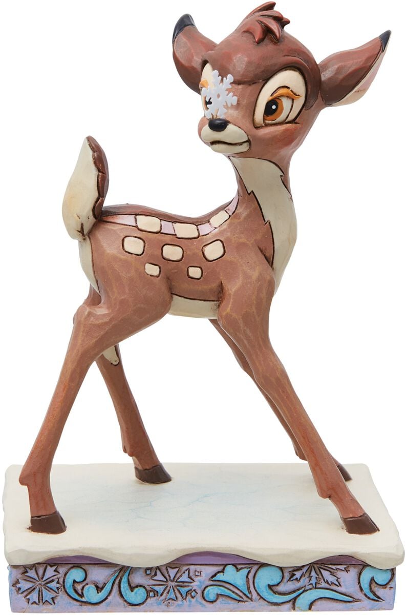 Bambi Frosted Fawn - Bambi Christmas Figurine Statue multicolor von Bambi