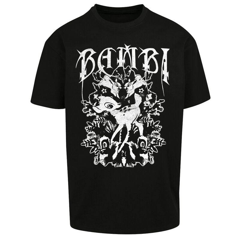 Bambi Roschach Oversize T-Shirt schwarz in XL von Bambi