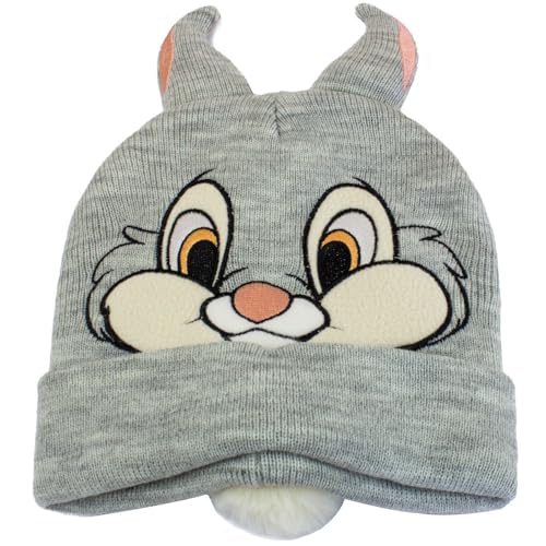 Bambi Unisex Apparel Beanie-Mütze, grau, One Size Bambi Unisex Apparel Beanie-Mütze, grau, One Size von Heroes Inc.