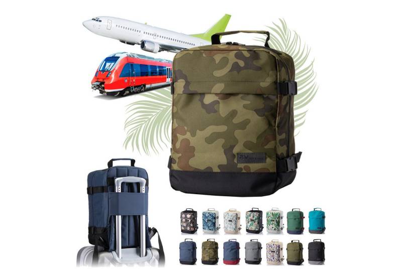 BambiniWelt by Rafael K. Handgepäckkoffer RUCKSACK Handgepäck Boardgepäck 40x20x25 40x30x20 Ryanair Wizzair, 2 Größen verfügbar: 40 x 25 x 20 cm (klein), 40 x 30 x 20 cm (groß) von BambiniWelt by Rafael K.