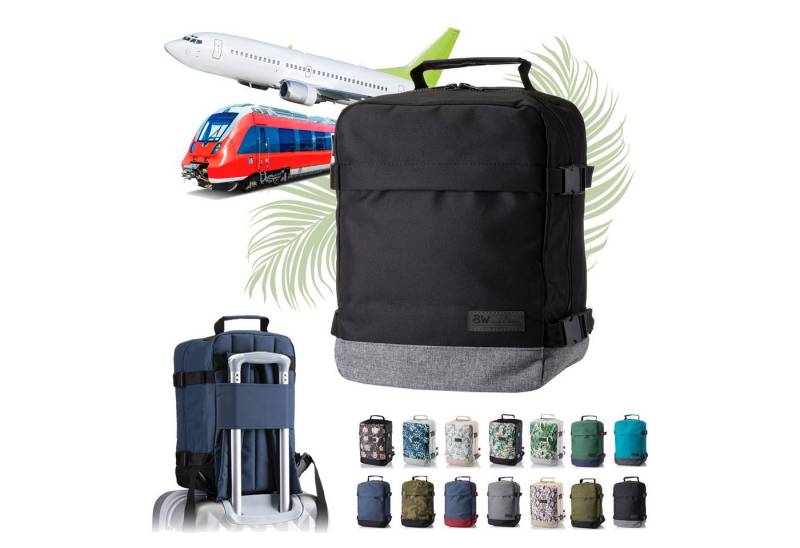 BambiniWelt by Rafael K. Handgepäckkoffer RUCKSACK Handgepäck Boardgepäck 40x20x25 40x30x20 Ryanair Wizzair, 2 Größen verfügbar: 40 x 25 x 20 cm (klein), 40 x 30 x 20 cm (groß) von BambiniWelt by Rafael K.