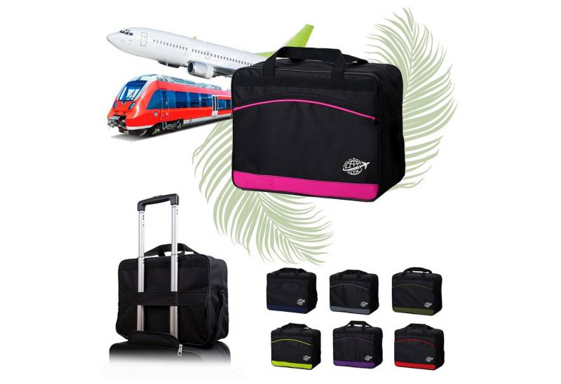 BambiniWelt by Rafael K. Reisetasche Handgepäck Boardgepäck Bordcase 40x20x25 40x30x20 Ryanair Wizzair (M1), wasserabweisend von BambiniWelt by Rafael K.