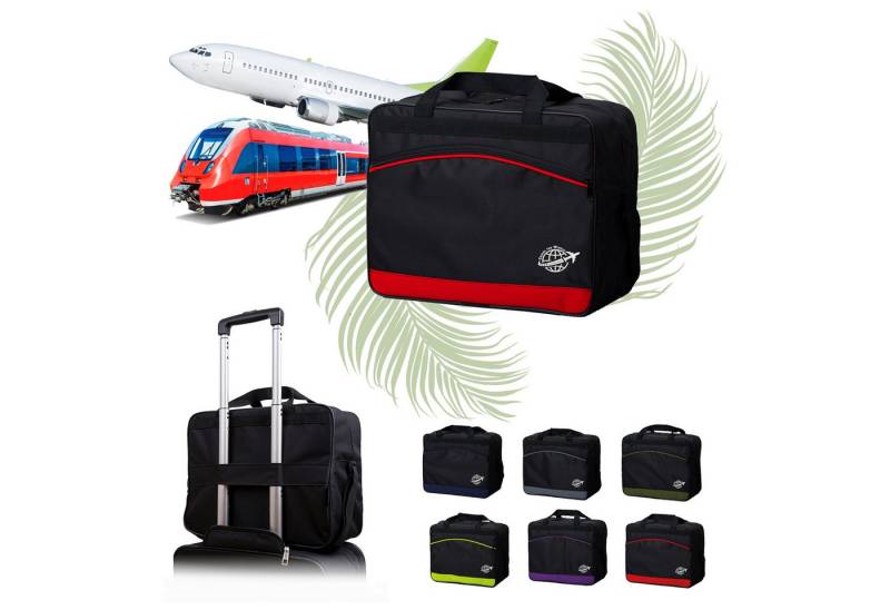 BambiniWelt by Rafael K. Reisetasche Handgepäck Boardgepäck Bordcase 40x20x25 40x30x20 Ryanair Wizzair (M1), wasserabweisend von BambiniWelt by Rafael K.