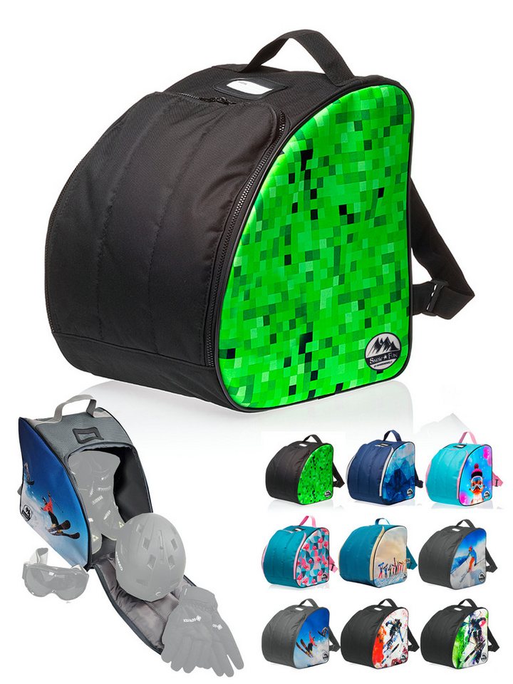 BambiniWelt by Rafael K. Skitasche Kinder Skischuhtasche Skistiefeltasche integrierte Standfläche, wasserdicht von BambiniWelt by Rafael K.