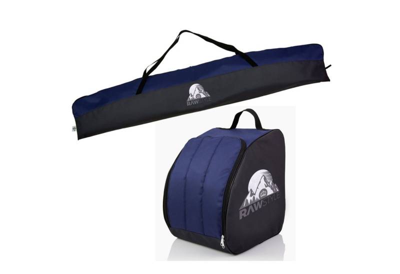 BambiniWelt by Rafael K. Skitasche Skitasche Ski-Schuh-Tasche KOMBI SET 160cm oder 180cm wasserdicht (Skitasche + Skischuhtasche), wasserdichtes, starkes Cordura-Gewebe von BambiniWelt by Rafael K.