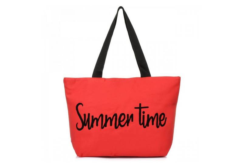 BambiniWelt by Rafael K. Strandtasche Strandtasche mit Reißverschluss Beachbag Shopper Schultertasche von BambiniWelt by Rafael K.