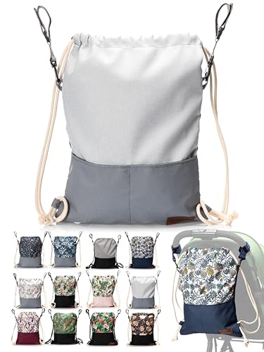 BambiniWelt by Rafael K. Wickeltasche [Beutel für Kinderwagen] Buggy Babytasche Kinderwagentasche universal mit Rucksackfunktion (Modell 11) von BambiniWelt by Rafael K.