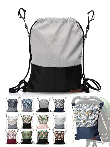 BambiniWelt by Rafael K. Wickeltasche [Beutel für Kinderwagen] Buggy Babytasche Kinderwagentasche universal mit Rucksackfunktion (Modell 5) von BambiniWelt by Rafael K.
