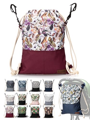 BambiniWelt by Rafael K. Wickeltasche [Beutel für Kinderwagen] Buggy Babytasche Kinderwagentasche universal mit Rucksackfunktion (Modell 8) von BambiniWelt by Rafael K.