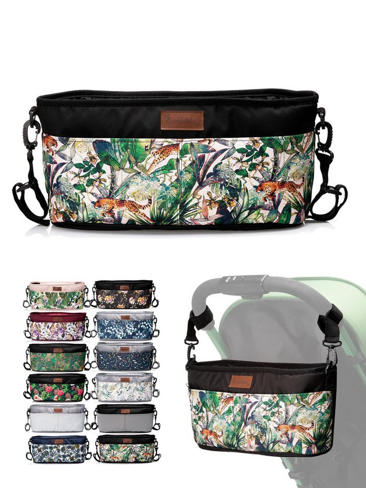 BambiniWelt by Rafael K. Wickeltasche Wickeltasche ORGANIZER Kinderwagen Buggy Babytasche mit Getränkehalter von BambiniWelt by Rafael K.