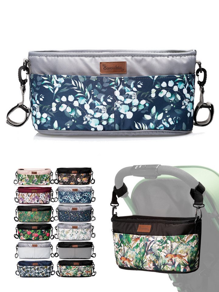 BambiniWelt by Rafael K. Wickeltasche Wickeltasche ORGANIZER Kinderwagen Buggy Babytasche mit Getränkehalter von BambiniWelt by Rafael K.