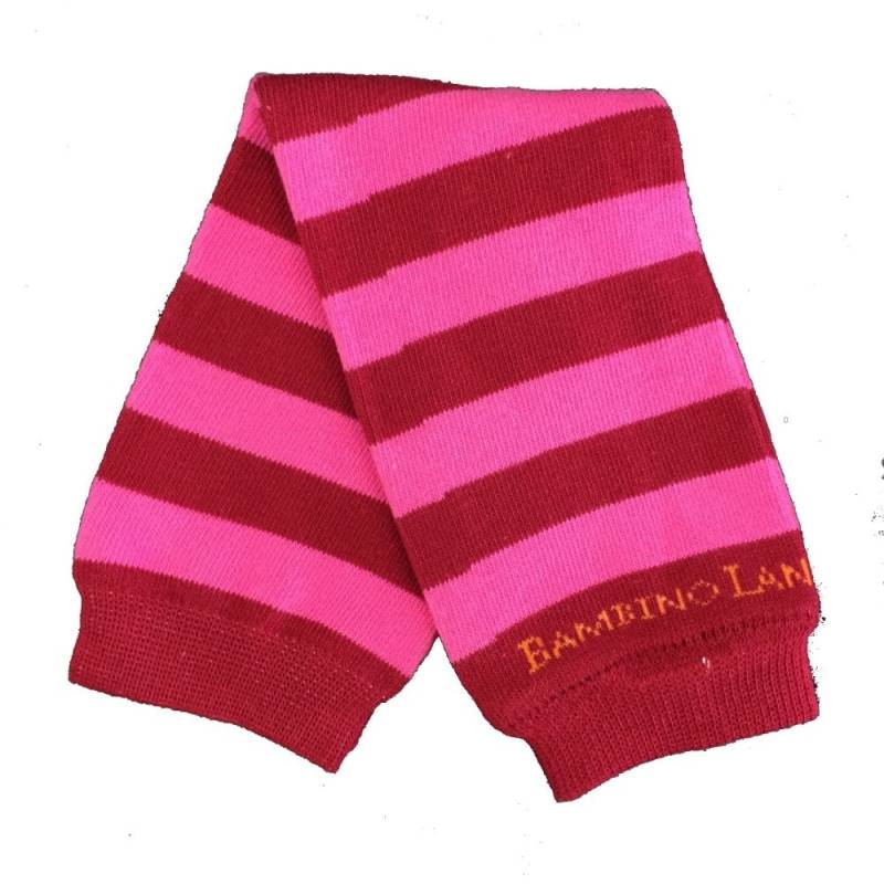 Bio-Baby-Stulpen Streifen Rot & Rosa Bio-Baby-Stulpen Streifen Rot & Rosa von BambinoLand