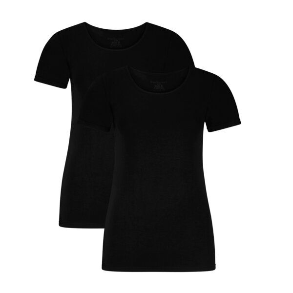 BAMBOO BASICS KATE T-Shirt aus Bambusviskose / Biobaumwolle (2er Pack) von Bamboo Basics