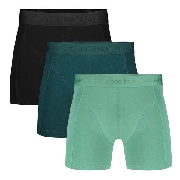 Bamboo Basics Enganliegende Herren Boxershorts RICO aus Bambusviskose / Biobaumwolle (3er Pack) von Bamboo Basics