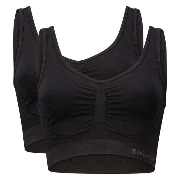 Bamboo Basics Nahtloser BH NOVA mit Bambusviskose, 2er Pack von Bamboo Basics