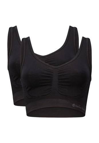 Bamboo Basics Nova Seamless Sport BH Damen (2-pack) - S von Bamboo Basics