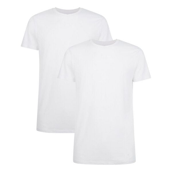 Bamboo Basics Rundhals T-Shirt RUBEN aus Bambusviskose / Biobaumwolle (2er Pack) von Bamboo Basics