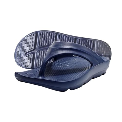 Bamboo Sea Sandale, Bequeme Unisex-Sandalen for den Sommer drinnen und draußen Duschschuhe(Navyblue,43 EU) von Bamboo Sea