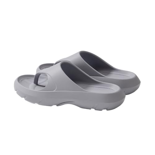 Bamboo Sea Sandale, EVA-Flip-Flops mit dicker Sohle for Herren und Sommer-Hausschuhe for Damen for draußen/zu Hause Duschschuhe(Gray,39 EU) von Bamboo Sea