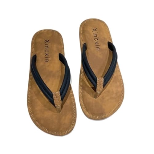 Bamboo Sea Sandale, Flip-Flop-Sandalen for Damen im Sommer – bequeme, lässige Mode mit weicher Sohle Duschschuhe(Black,36 EU) von Bamboo Sea