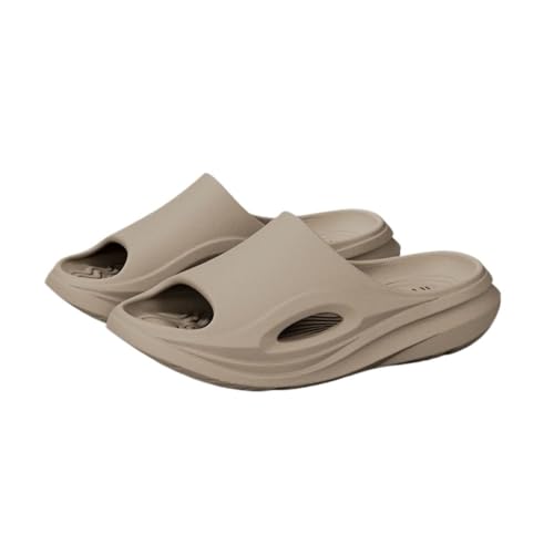 Bamboo Sea Sandale, Herren Sommer EVA Dicke Sohle Sport Hausschuhe - Atmungsaktive tragbare Sandalen for Zuhause und draußen Duschschuhe(Brown,40 EU) von Bamboo Sea