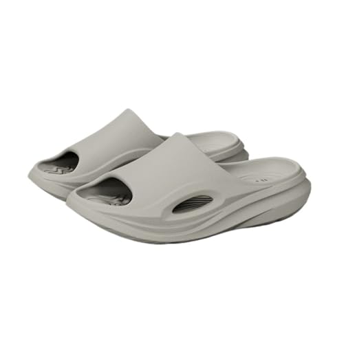 Bamboo Sea Sandale, Herren Sommer EVA Dicke Sohle Sport Hausschuhe - Atmungsaktive tragbare Sandalen for Zuhause und draußen Duschschuhe(Gray,40 EU) von Bamboo Sea