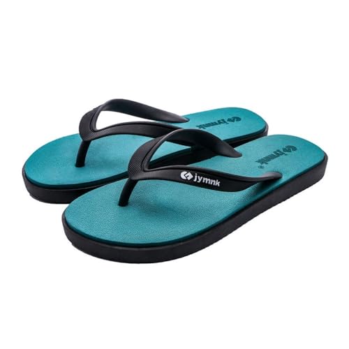 Bamboo Sea Sandale, Herren-Sommer-Flip-Flops mit weicher Sohle – leichte Hausschuhe for draußen und zu Hause Duschschuhe(Green,42 EU) von Bamboo Sea