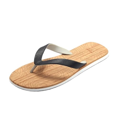 Bamboo Sea Sandale, Rutschfeste Sportsandalen for Herren – Sommer-Strand-Flip-Flops for draußen Duschschuhe(White,40 EU) von Bamboo Sea