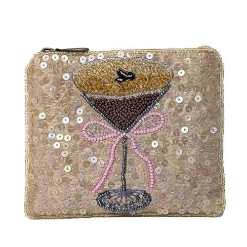 BTC Multi Perlen Pailletten Cocktail Reißverschluss Kartenetui Münzbörse - Martini-Glas Design Kartenhalter, Espresso Martini, Einheitsgröße, Beutel BTC Multi Perlen Pailletten Cocktail Reißverschluss Kartenetui Münzbörse - Martini-Glas Design Kartenhalter, Espresso Martini, Einheitsgröße, Beutel von Bamboo Trading