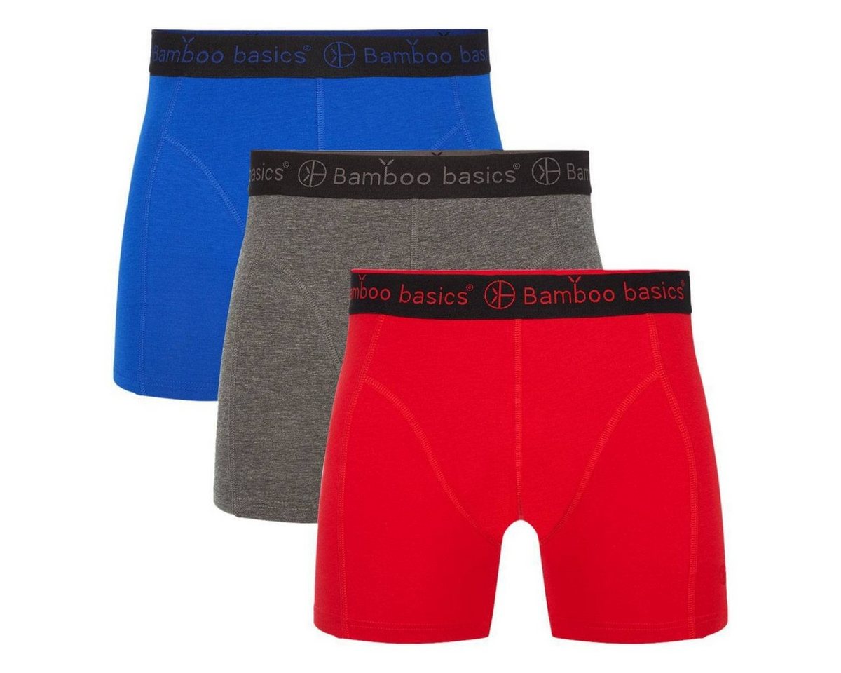 Bamboo basics Boxer Herren Boxer Shorts RICO, 3er Pack - atmungsaktiv von Bamboo basics