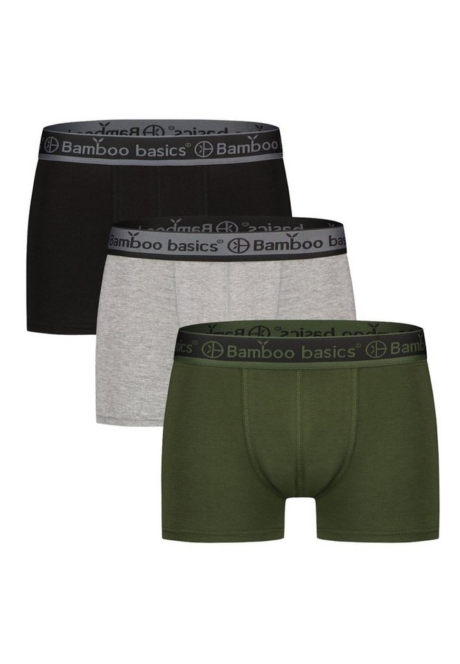 Bamboo basics Retro Boxer 3er Pack Liam (Spar-Set, 3-St) Retro Short / Pant - ohne Eingriff von Bamboo basics