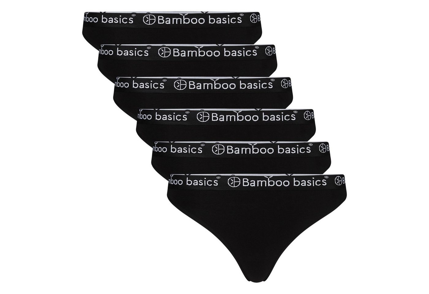 Bamboo basics String Damen String 6er Pack Viskose EMMA (Packung, 6er Pack) von Bamboo basics