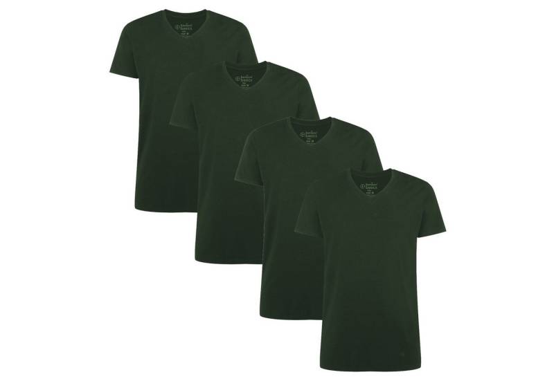 Bamboo basics T-Shirt Herren T-Shirt 4er Pack Viskose VELO (Packung, 4er Pack) von Bamboo basics
