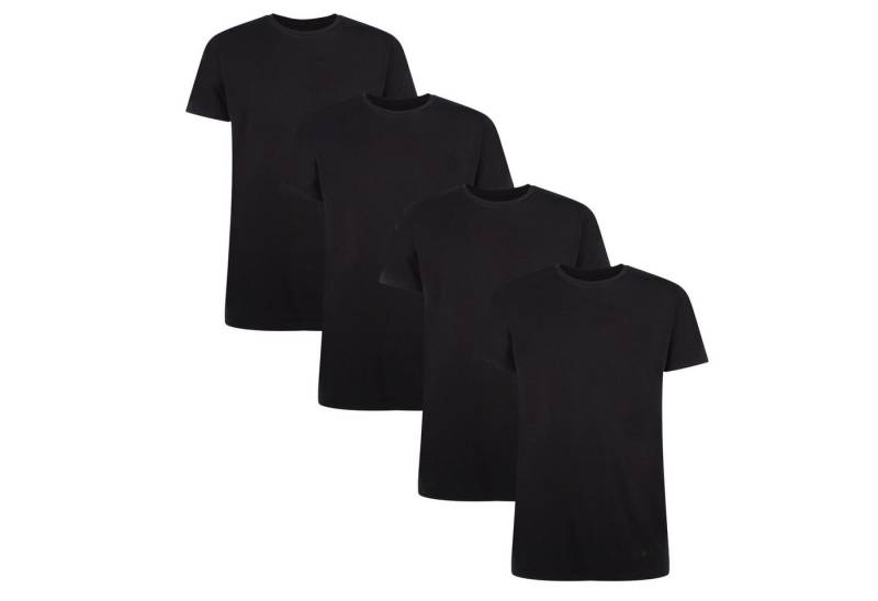 Bamboo basics T-Shirt Herren T-Shirt 4er Pack Viskose RUBEN (Packung, 4er Pack) von Bamboo basics