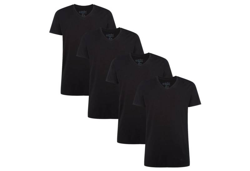 Bamboo basics T-Shirt Herren T-Shirt 4er Pack Viskose VELO (Packung, 4er Pack) von Bamboo basics