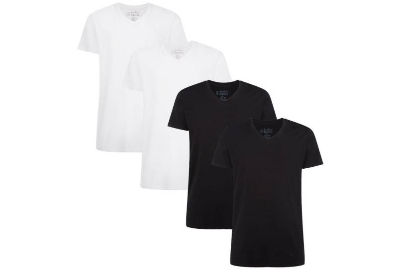 Bamboo basics T-Shirt Herren T-Shirt 4er Pack Viskose VELO (Packung, 4er Pack) von Bamboo basics