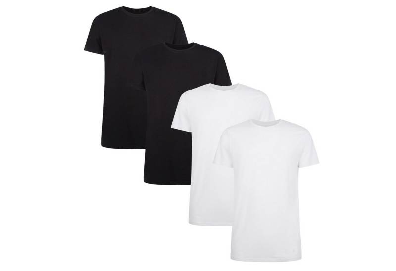 Bamboo basics T-Shirt Herren T-Shirt 4er Pack Viskose RUBEN (Packung, 4er Pack) von Bamboo basics