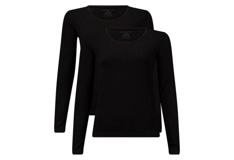 Bamboo basics Unterhemd Damen Longsleeve 2er Pack Viskose LARA (Packung, 2er Pack) von Bamboo basics