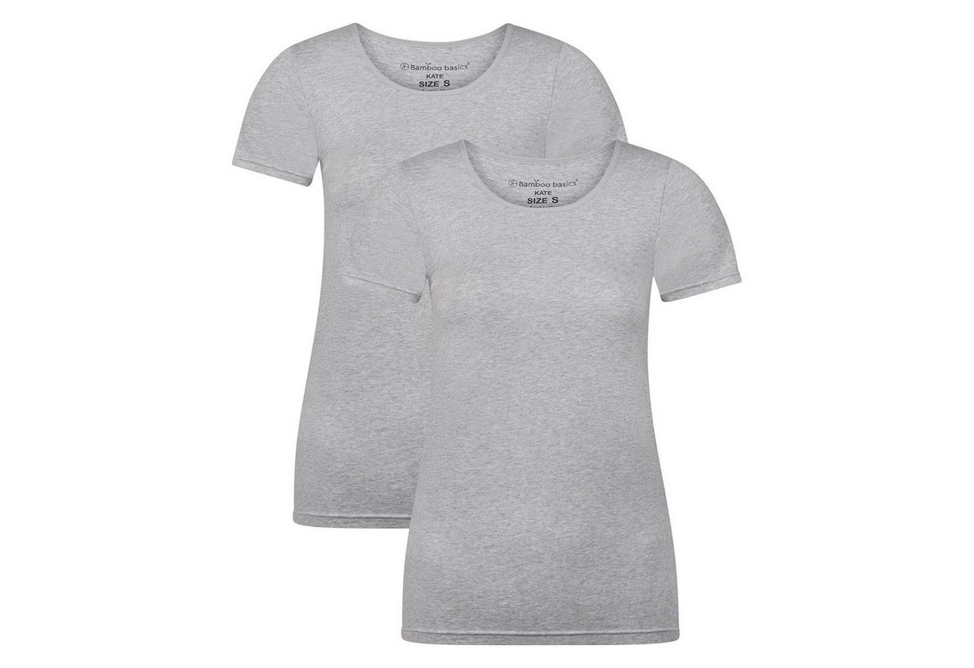 Bamboo basics Unterhemd Damen T-Shirt 2er Pack Viskose KATE (Packung, 2er Pack) Bamboo basics Unterhemd Damen T-Shirt 2er Pack Viskose KATE (Packung, 2er Pack) von Bamboo basics