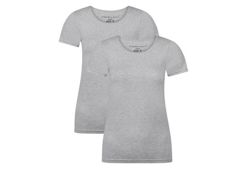 Bamboo basics Unterhemd Damen T-Shirt 2er Pack Viskose KATE (Packung, 2er Pack) von Bamboo basics