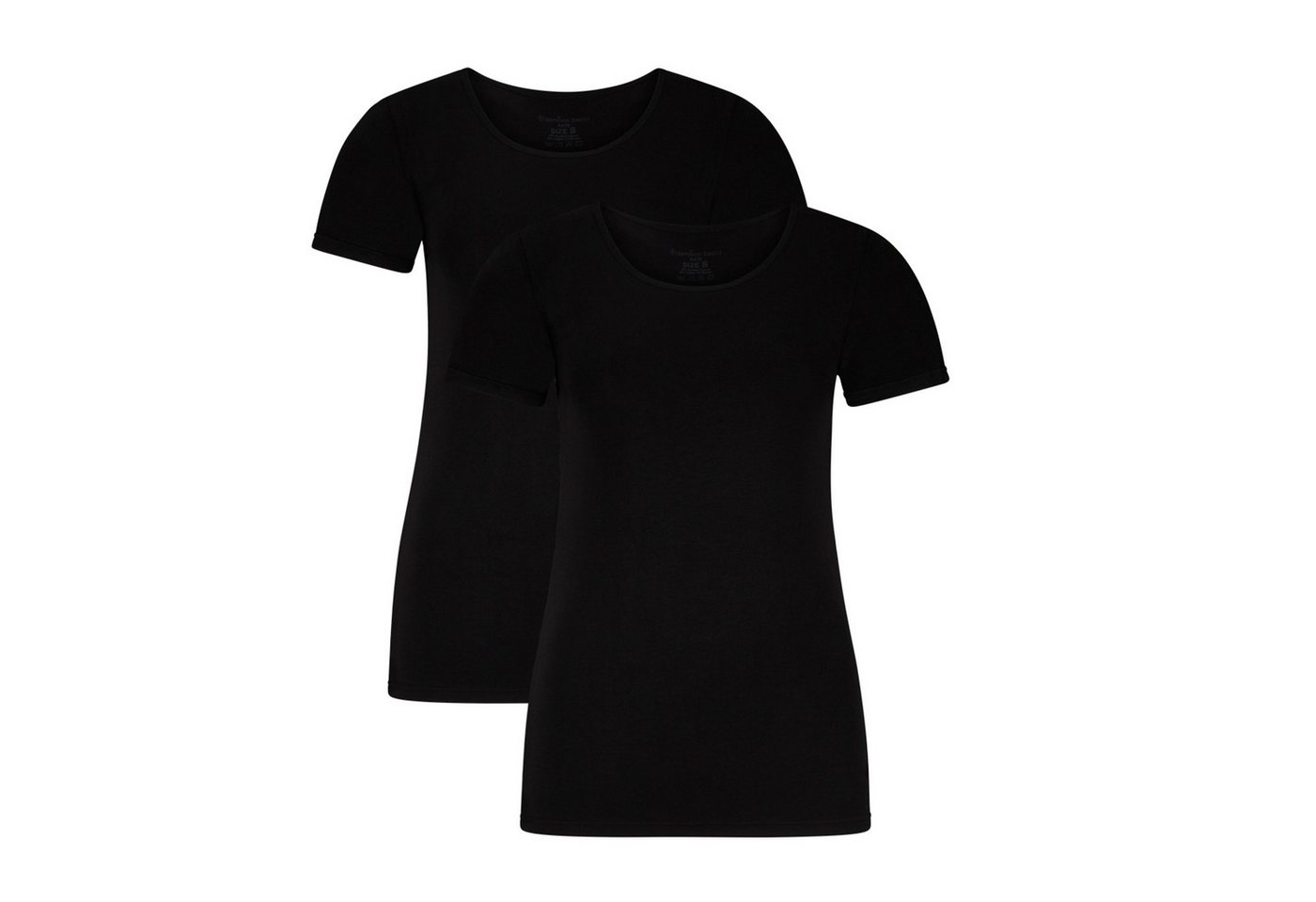 Bamboo basics Unterhemd Damen T-Shirt 2er Pack Viskose KATE (Packung, 2er Pack) Bamboo basics Unterhemd Damen T-Shirt 2er Pack Viskose KATE (Packung, 2er Pack) von Bamboo basics