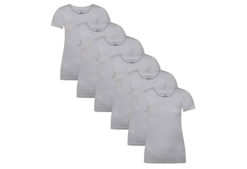 Bamboo basics Unterhemd Damen T-Shirt 6er Pack Viskose KATE (Packung, 6er Pack) von Bamboo basics