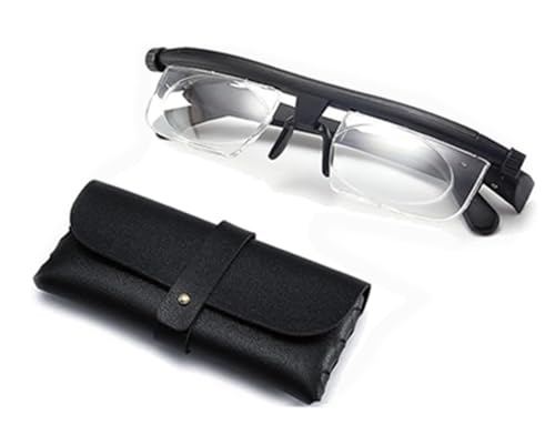 Bamideo Primafocus Adjustable Glasses, Adjustable Focus Glasses Near and Far Sight, Deefocus Adjustable Glasses, Adjustable Focus Reading Glasses, Close Reading Glasses For Women Men (1Set) von Bamideo