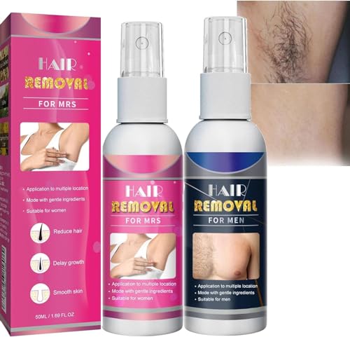 Bienenwachs Entfernung Mousse Haarentfernung, Sanftes Bienenwachs Haarentfernung Mousse, Mousse-Haarentfernungsspray für Damen und Herren, Mousse Haarentfernung Spray (2pcs) von Bamideo