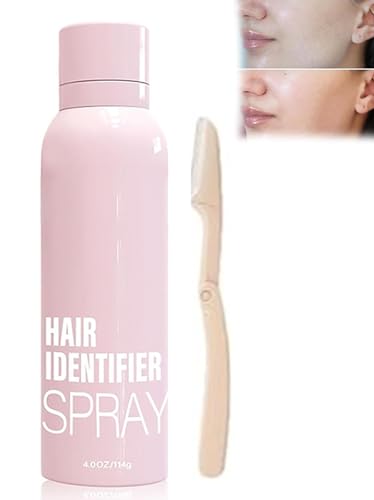 Hair Identifier Spray for Face Dermaplaning, 2024 New Hair Identifier Spray for Face Shaving, Hair Identifier Spray, Face Shaving Powder Spray For Women (one size, 1pcs) von Bamideo