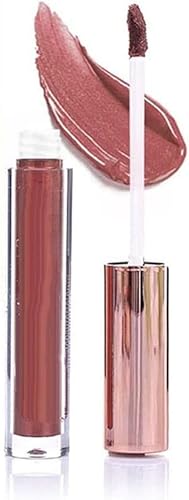Matte Metallic Lip Gloss Long Lasting Waterproof Diamond Shimmer Liquid Lipstick - Metallic StarkPigmentiert Not Stick Diamant Shimmer Liquid Lipstick - glitzer lipgloss (#4 Cherished) von Bamideo