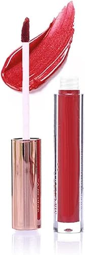 Matte Metallic Lip Gloss Long Lasting Waterproof Diamond Shimmer Liquid Lipstick - Metallic StarkPigmentiert Not Stick Diamant Shimmer Liquid Lipstick - glitzer lipgloss (#5 Red Hot) von Bamideo